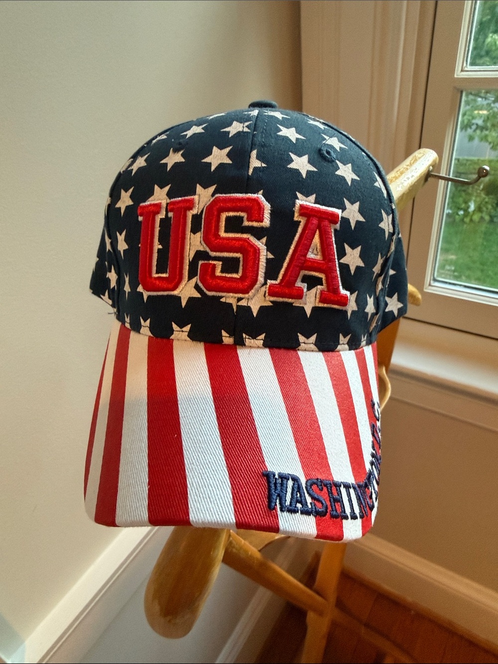 Patriotic USA Flag Baseball Cap - Red, White & Blue 🇺🇸